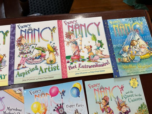 Fancy Nancy 18 Book Lot Paperback Hardcover - Picture 3 of 9
