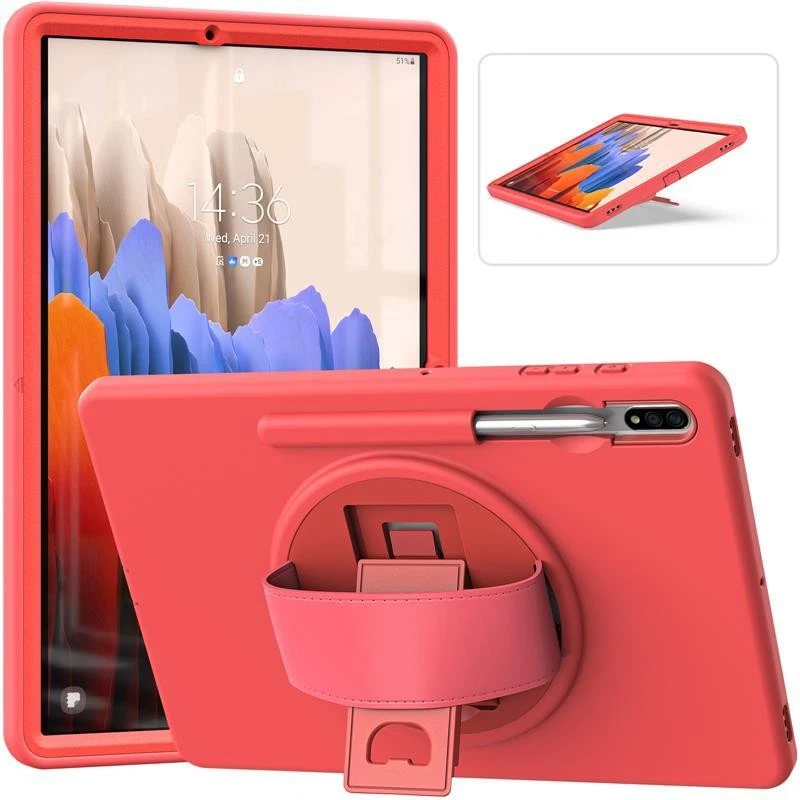 Stand Kid Case For Samsung Tab S7 S7+ S8 S8+ Tablet Shockproof Flip Hybrid Cover - Image 4 of 4