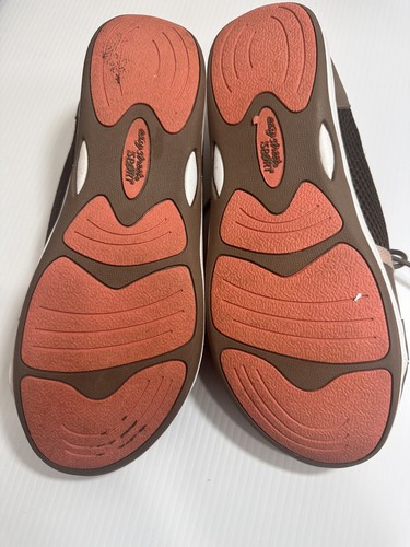 Easy Street Sport Buffy Womens Leather Brown Lace Up Comfort Sneakers Sz 10M - Picture 8 of 14