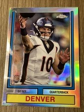2024 Topps Chrome - 1974 Topps Football Bo Nix #74TF-4 Refractor (RC)