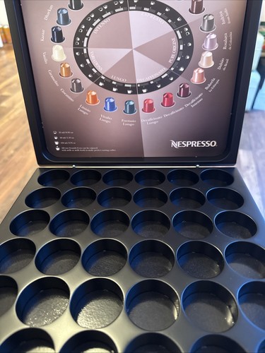 Nespresso Discovery Box Kaffeepadhalter schwarz 36 Kapseln Aufbewahrung gebraucht leer - Bild 2 von 5