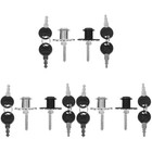 12 stücke Zinklegierung Büroschalter Schloss Zylinderkolbenschloss Schublade