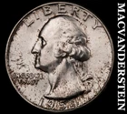 1954 Silver Washington Quarter - Rev Strike Thru - Choice Gem BU  #G9431