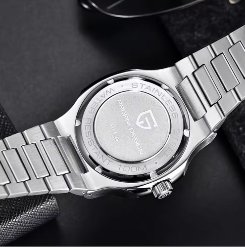 Reloj mecánico PAGANI DESIGN para hombre reloj automático de acero inoxidable - Imagen 3 de 7