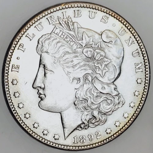 1892 MORGAN DOLLAR! UNC++! GREAT LUSTER! TOUGH FIND! OUTSTANDING! WOW! NR #S1089