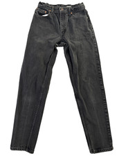 Levis Jeans Women's Size 9 Black 550 Relaxed Tapered Denim USA Made Vintage 90's