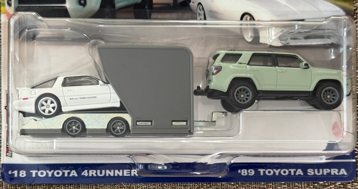 Hot Wheels Team Transport '18 Toyota 4Runner & '89 Toyota