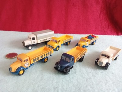 N679 1:87 H0 Brekina Pritsche LKW 6 STK Rundhauber Magirus Berliner Kindl Berlin