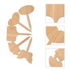 50 Pcs Bamboo Decorative Plant Labels Reusable Gardening Tags for Garden Use