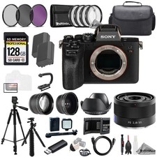 Sony a7R IVA  Sonnar T FE 35mm f/2.8 ZA Lens 128GB Ext Bat 9 PC Filtr MEGA Kit