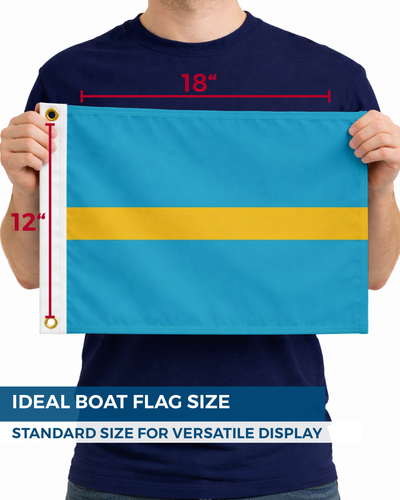 AGAS 12x18in Yacht Club Officers Flag– 200D Nylon - Multi Size Variation - Picture 111 of 128