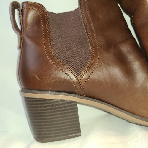 Timberland Damen Brynlee Park Chelsea dunkelbraun Leder Stiefel A23FS Größe 10 - Bild 11 von 20