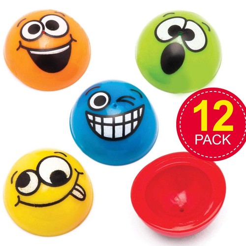 Baker Ross AW664 Funky Faces Jumping Poppers Party Bag Fillers for Kids 32mm ... - Picture 2 of 6