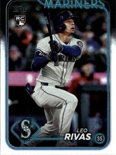 2024 Topps Update Leo Rivas #US279 Rainbow Foil Seattle Mariners 24F