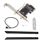 PCIE WiFi-Kartenadapter mit 2 Externen Antennen für Drahtlose Netzwerkverbi4189