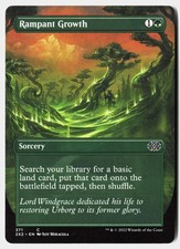 MTG - Rampant Growth (Borderless) 371 Near Mint Double Masters 2022