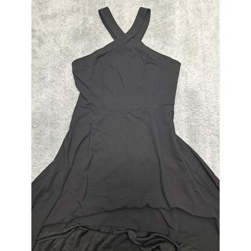 New DRESSTELLS Womens Sz Large Cocktail Formal Dress Wedding Halter High Low - Picture 2 of 18