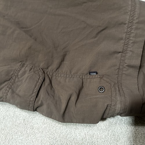 REI Co-op Sahara Convertible Hose Herren 32x31 braun Outdoor Cargo Wandern UPF 50 - Bild 8 von 16