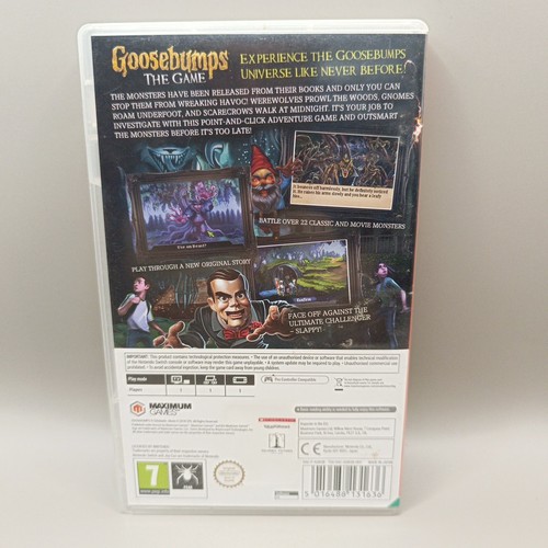 Goosebumps The Game Nintendo Switch Game - Picture 2 of 3