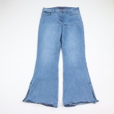 Lucky Brand Jeans Womens 12 / 32 Stevie Flared High Rise Stretch Blue Medium Wsh