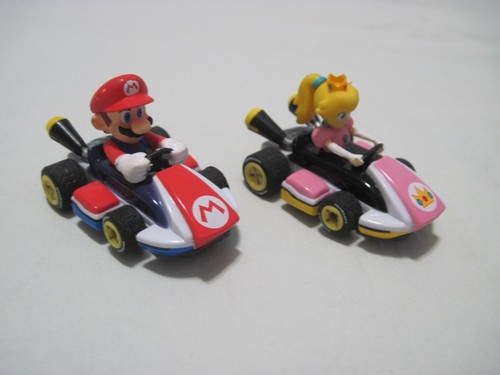 Carrera Go Nintendo Mario Kart Mario And Peach 1/43 Slot Cars Tested - Picture 2 of 15