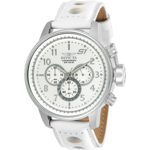 Invicta S1 Rally Chronograph Quarz weißes Zifferblatt Herrenuhr 24083 - Bild 1 von 2