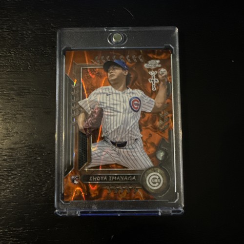 Shota Imanaga Topps Chrome Travis Scott Cactus Jack RC #49 Orange Refractor /25 - Picture 1 of 3