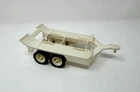 Vintage 1980 Tonka Tow Trailer 812753-A-2 Plastic White 6"