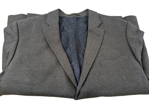 Alfred Brown Fine Wool Tailored Jacket Grey Lined British Made New With Tags - Picture 9 of 10