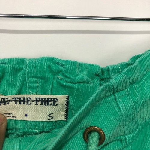 Free People Damen Angelo Mid Rise Pull-On Cord Jogginghose Grün Größe S - Bild 7 von 9