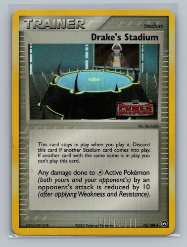 Pokémon TCG Drake's Stadium 72/108 Power Keepers Reverse Holo DMG