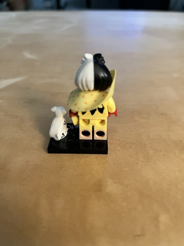 Lego Disney 100 Cruella De Vil Minifigura con Perro Dálmata 71038 Completo Exce  - Imagen 4 de 5