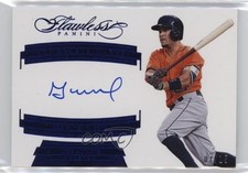 2017 Panini Flawless Memorable Marks Sapphire /15 Jose Altuve #MM-JA Auto
