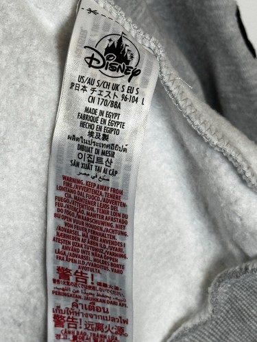 NWT Walt Disney World Zip Hoodie Jacket Gray Embroidered Size Small - Picture 5 of 5