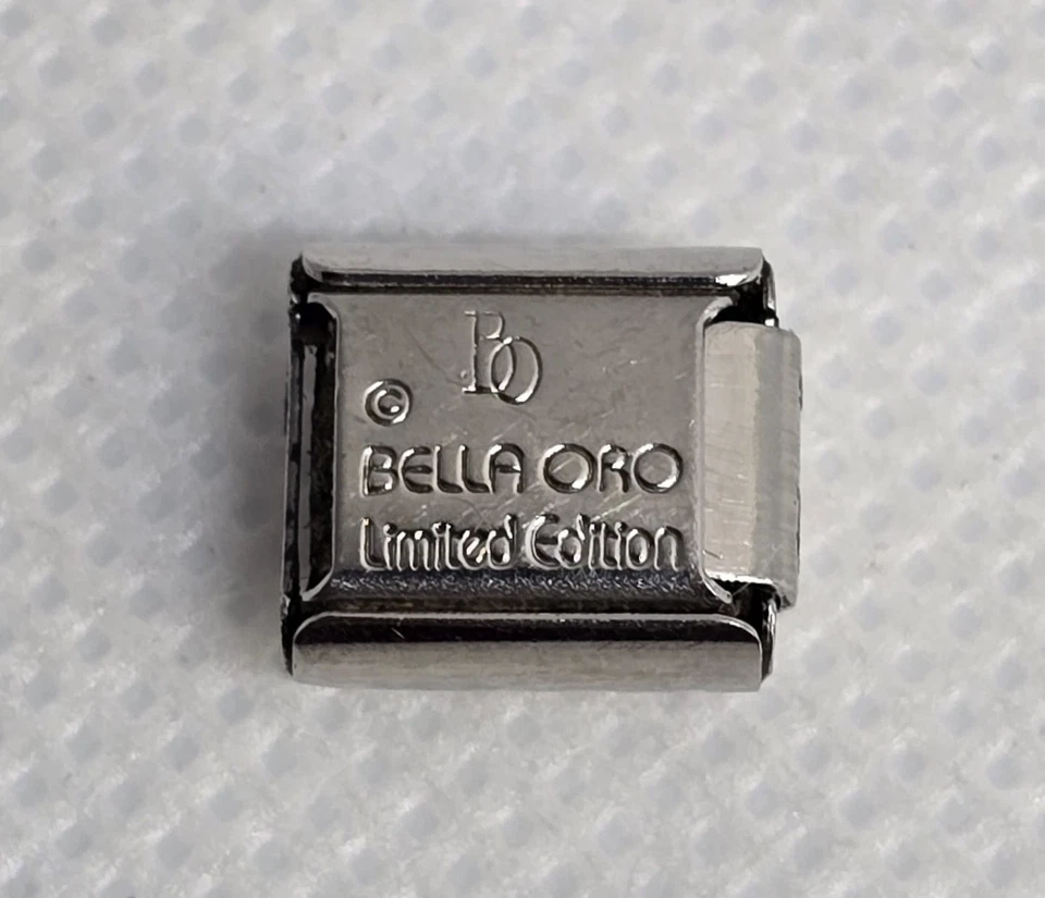 Pulsera Bella Oro Italia Clásica Eslabón Dije Bandera Noruega Esmalte Edición Limitada Foto 2 de 2