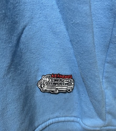 VTG Y2K Akademiks Survival of the illest Men’s 4XL hoodie all over print Blue - Picture 10 of 16