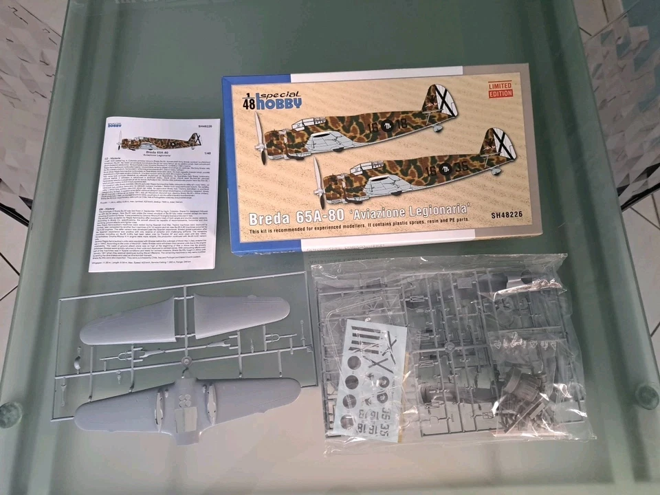 Breda Ba.65A-80 Lince Aviazione Legionaria Special Hobby Limited Edition 1/48 - Immagine 2 di 4