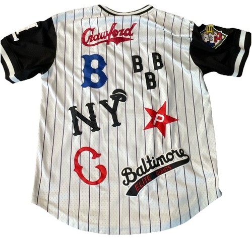 Ebbets Field Flannels Negro League Baseball Jersey Size L All Over Print HTF - Picture 2 of 8