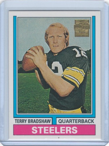 Terry Bradshaw 2002 Topps #4 Terry Bradshaw Reprints Pittsburgh Steelers