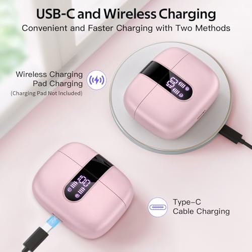 Bluetooth Headphones True Wireless Earbuds 60H Playback LED Power Display - Picture 4 of 7
