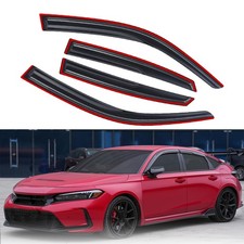 For 2022-2026 Honda Civic Sedan Mugen Style Window Visors Rain Guards Deflectors
