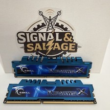 G. SKILL RIP 16GB DDR3 1600 MHz RAM PC3-12800 DDR3 Blue F3-1600C9D-16GXM Tested