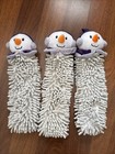 Norwex PET TO DRY Snowman Winter Holiday Kids Chenille Microfiber Towel New