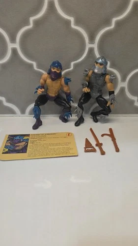 TMNT Toon Shredder & Shredder Teenage Ninja Turtles 1988