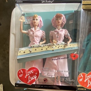 I Love Lucy Barbie Collector Dolls Lot: Job Switching & Lucy Is Creeping