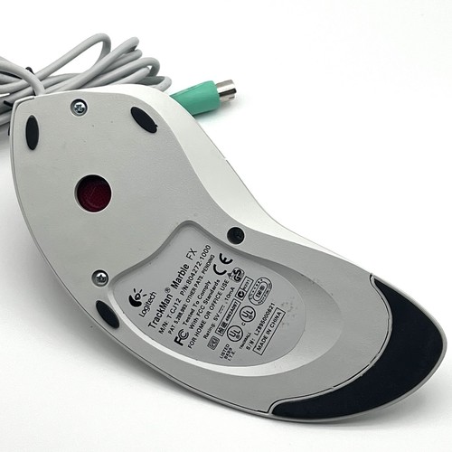 Logitech TrackMan Marble FX T-CJ12 Wired PC Mouse Vintage Computer Ergonomical - Picture 7 of 9