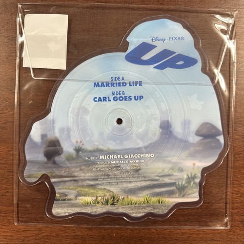 Disney Pixar Up Die-Cut Vinyl Picture Disc - Carl & Russell - 15th Anniversary - Imagen 2 de 2