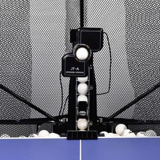 WAYMARK Ping Pong Machine with Net Table Tennis Robot JT-A Black