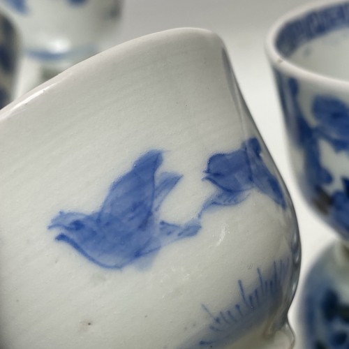 Chinese Jingdezhen Porcelain Wine Cups Qing Dynasty 18th Century 1644 to 1911 - Picture 18 of 21