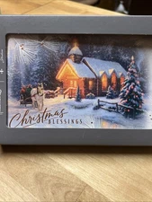 Thomas Kinkade Painter Of Light Christmas Cards 16 Boxed Sleigh Horse